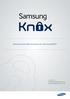 Dokumentacja: Wprowadzenie do Samsung KNOX