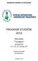 PROGRAM STUDIÓW 2013