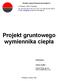 Projekt gruntowego wymiennika ciepła