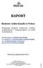 RAPORT. Badanie rynku książki w Polsce. Monitoring kondycji wydawców, trendów produkcyjnych i dystrybucyjnych na rynku wydawniczym.