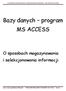 Bazy danych program MS ACCESS