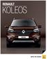 renault KOLEOS drive the change