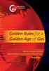 Golden Rules for a Golden Age of Gas