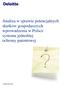 Analiza w sprawie potencjalnych skutków gospodarczych wprowadzenia w Polsce systemu jednolitej ochrony patentowej