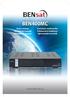 BEN400MC User s manual Uživatelský manuál Užívateľský manuál