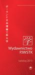 Wydawnictwo PJWSTK katalog 2013