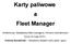 Karty paliwowe a Fleet Manager