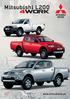 Mitsubishi L200. Zalecamy. www.mitsubishi.pl