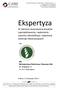 Ekspertyza. W zakresie oszacowania kosztów zaprojektowania i wykonania systemu identyfikacji i rejestracji zwierząt towarzyszących