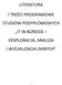 LITERATURA I TREŚCI PROGRAMOWE STUDIÓW PODYPLOMOWYCH IT W BIZNESIE EKSPLORACJA, ANALIZA I WIZUALIZACJA DANYCH