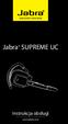 Jabra SUPREME UC. Instrukcja obsługi. www.jabra.com