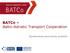 BATCo Baltic-Adriatic Transport Cooperation. Standardowa prezentacja projektu