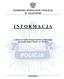 KOMENDA POWIATOWA POLICJI W ZŁOTOWIE I N F O R M A C J A. o stanie porządku i bezpieczeństwa publicznego na terenie miasta Złotów za rok 2013