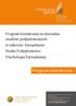 Program kształcenia na kierunku studiów podyplomowych w zakresie: Zarządzanie Studia Podyplomowe: Psychologia Zarządzania. Program kształcenia