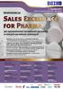 Sales Excellence for Pharma