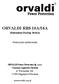ORVALDI RBS 10A/16A. (Redundant Backup Switch) Podręcznik użytkownika