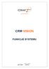 CRM VISION FUNKCJE SYSTEMU