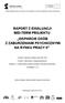 RAPORT Z EWALUACJI MID-TERM PROJEKTU WSPARCIE OSÓB Z ZABURZENIAMI PSYCHICZNYMI NA RYNKU PRACY II