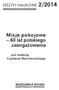 Misje pokojowe 60 lat polskiego zaangażowania