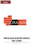 INSTALACJA KLASTRA ORACLE RAC 11GR2 Dokument opisuje przebieg instalacji dwuwęzłowego klastra Oracle RAC 11gR2 (11.2.0.1) w wersji Enterprise na