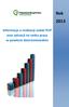Rok 2013 Informacja o realizacji zadań PUP oraz sytuacji na rynku pracy w powiecie dzierżoniowskim