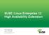 SUSE Linux Enterprise 12 High Availability Extension Piotr Szewczuk