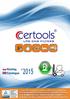 www.certools.pl Spis treści Contents -1- Certools