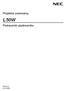 Projektor przenośny L50W. Podręcznik użytkownika. Model nr NP-L50W