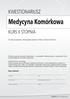 Medycyna Komórkowa KWESTIONARIUSZ KURS II STOPNIA. W ramach programu edukacyjnego Koalicji Dr Ratha w Obronie Zdrowia.