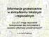 Informacje przestrzenne w zarządzaniu lokalnym i regionalnym