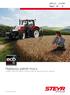 Najlepszy pakiet mocy 6130 CVT 6145 CVT 6160 CVT 6170 CVT 6185 CVT 6205 CVT 6215 CVT 6230 CVT. www.steyr-traktoren.com BETTER TRACTORS.