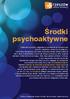 Środki psychoaktywne. Ulotka powstała dzięki dotacji Wydziału Zdrowia Urzędu Miasta Rzeszowa