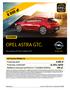 OPEL ASTRA GTC. 8 000 zł. Cennik AKTUALNA PROMOCJA