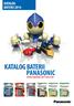 KATALOG BATERII 2014 KATALOG BATERII PANASONIC. www.panasonic-batteries.com