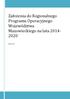 Założenia do Regionalnego Programu Operacyjnego Województwa Mazowieckiego na lata 2014-2020 2012-11-19