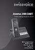 Avena 248/248T. Cordless analogue telephone (DECT) Bedienungsanleitung Mode d emploi Istruzioni per l uso User Guide Instrukcja Obsługi