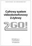 Cyfrowy system videodomofonowy 2-żyłowy