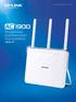 Dwupasmowy gigabitowy router bezprzewodowy. Katalog produktów 2015