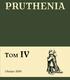 Pruthenia, t. IV, Olsztyn 2009, s. 327 330. nie nadesłał artykułu.