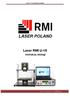 LASER POLAND Laser RMI U-15 Instrukcja obsługi