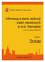 Informacja o stanie realizacji zadań oświatowych w dzielnicy Ochota w roku szkolnym 2009/2010