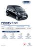 PEUGEOT ion CENNIK OFERTA PROMOCYJNA OFERTY MOŻNA ZE SOBĄ ŁĄCZYĆ 50/50. 4x25% ROK PRODUKCJI 2014 WERSJA SILNIK SKRZYNIA BIEGÓW CENA