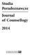 Studia Poradoznawcze Journal of Counsellogy