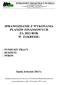 SPRAWOZDANIE Z WYKONANIA PLANÓW FINANSOWYCH ZA 2012 ROK W ZAKRESIE: