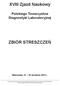 XVIII Zjazd Naukowy ZBIÓR STRESZCZEŃ