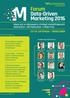 Forum Data-Driven Marketing 2016