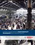 Ochrona i bezpieczeństwo stacji kolejowych Rozwiązania Bosch Security Systems. Systemy ochrony, bezpieczeństwa oraz nagłośnieniowo-ostrzegawcze