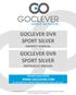 GOCLEVER DVR SPORT SILVER OWNER S MANUAL