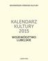 KALENDARZ KULTURY 2015