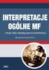 INTERPRETACJE OGÓLNE MF